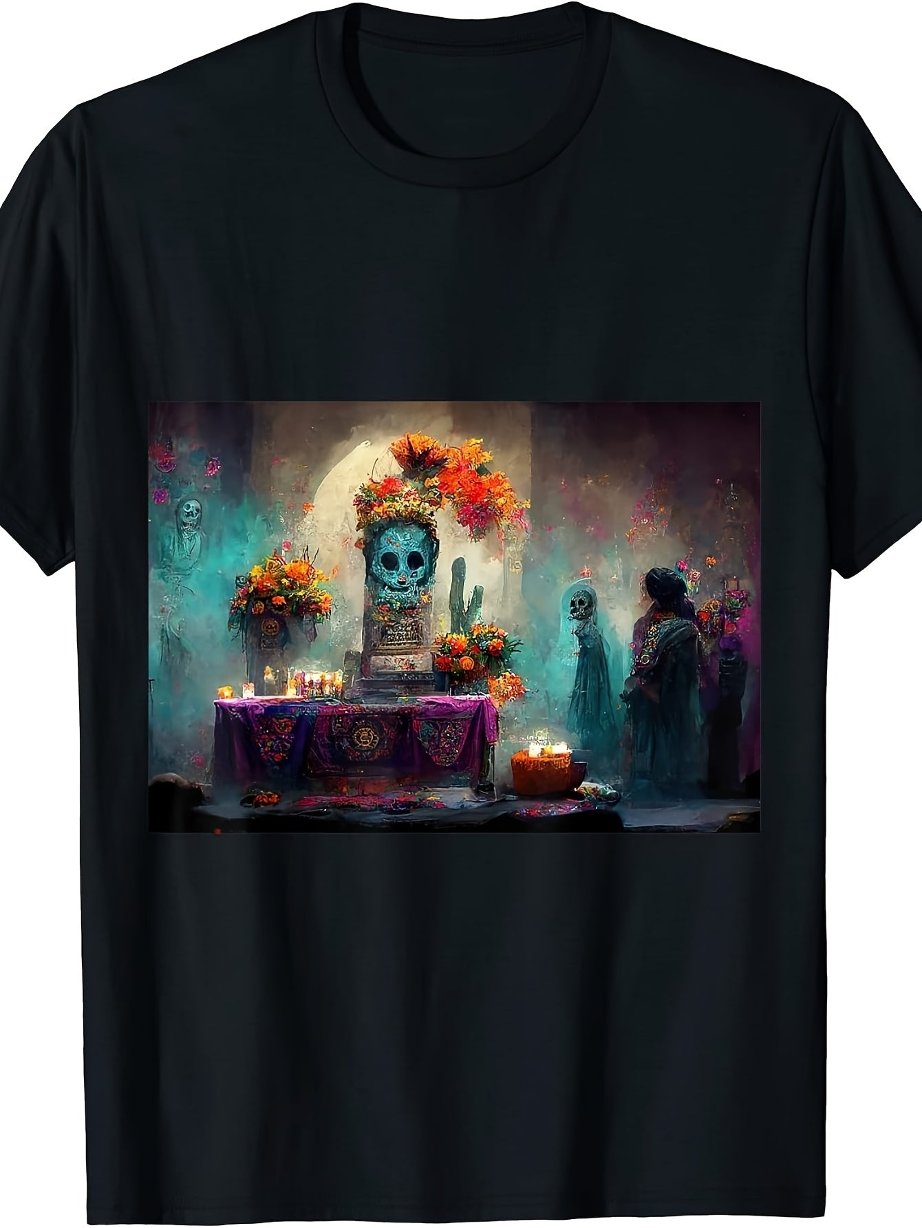 Day of The Dead Mexico Halloween Dia De Los Muertos T-Shirt